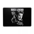 Plaque métallique Johnny Hallyday, Enlèvement ou Envoi, Neuf