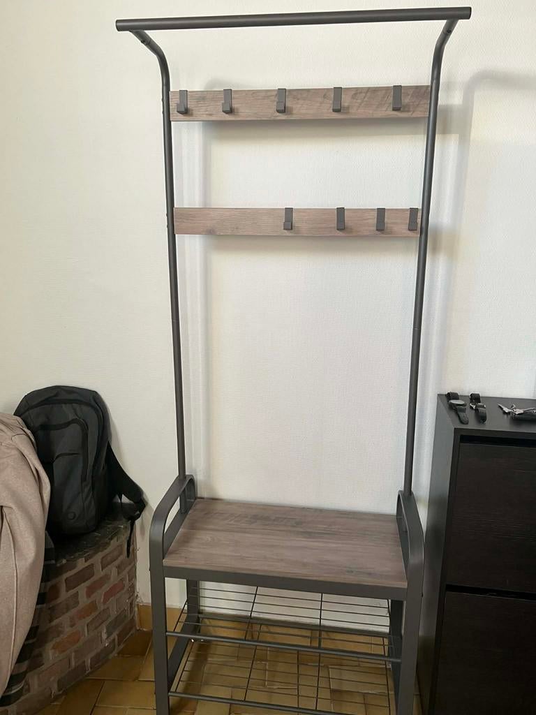 Porte manteau + rangement chaussures, Maison & Meubles, Armoires | Armoires à chaussures, Enlèvement