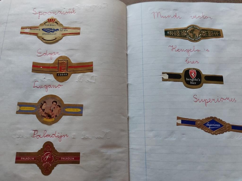 Sigarenbandjes, Ophalen, Sigarenbandjes