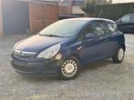 Opel Corsa 1.0 Benzine *Gekeurd voor Verkoop*, Auto's, Voorwielaandrijving, Euro 5, Stof, Zwart