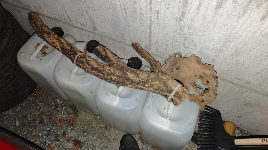 Houten takken decoratie terrarium, Dieren en Toebehoren, Ophalen, Gebruikt, Tak, Plant, Rots of Steen