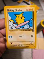 Surfing Pikachu 28 promo WOTC black star, Hobby en Vrije tijd, Ophalen of Verzenden, Gebruikt, Losse kaart, Foil