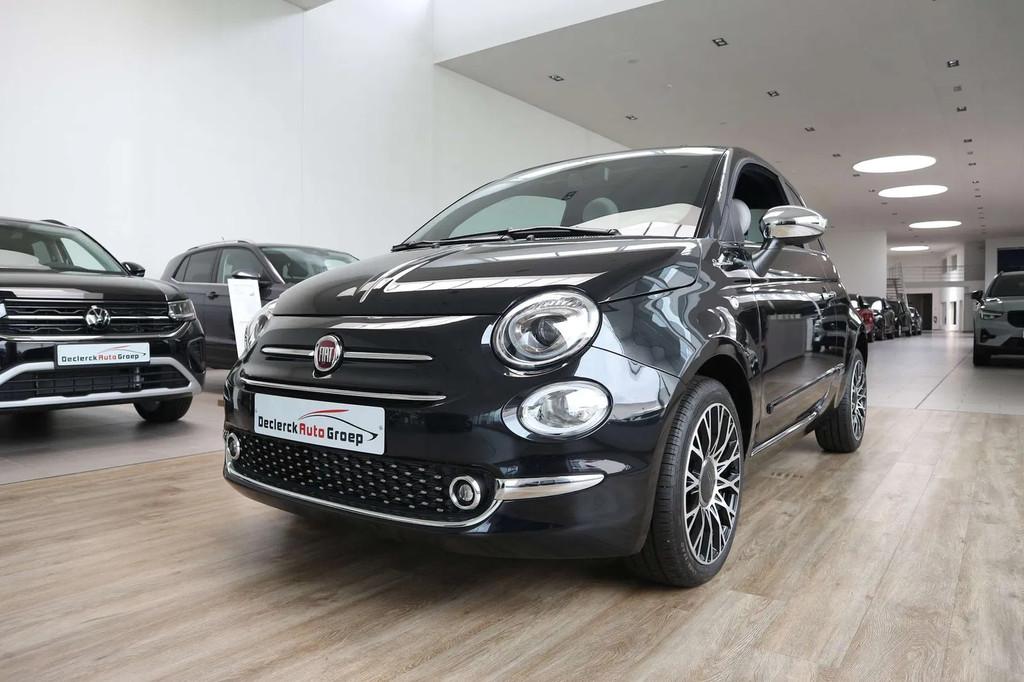 Fiat 500 GLAZEN PANODAK*DOLCE VITA*NIEUW*TOPAUTO !, Auto's, 4 zetels, Zwart, Handgeschakeld, Stadsauto