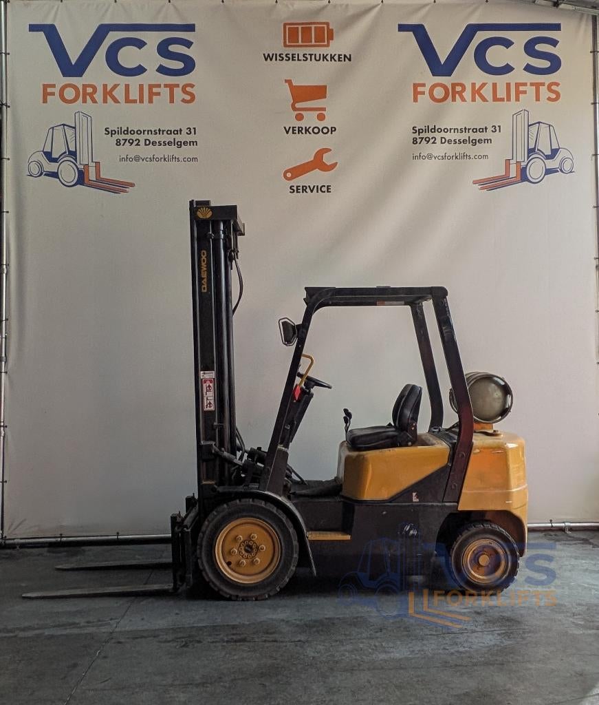 DAEWOO G25-3 LPG Heftruck 2.5T, Daewoo, Heftruck, 2000 tot 3000 kg, Ophalen