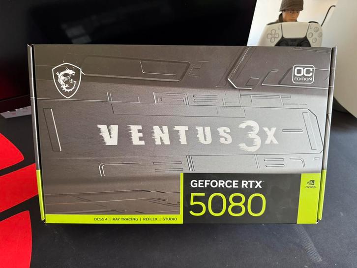 MSI GeForce RTX 5080 VENTUS 3X OC 16G grafische kaart —NIEUW, Computers en Software, Videokaarten, Nieuw, Nvidia, PCI-Express 5.0
