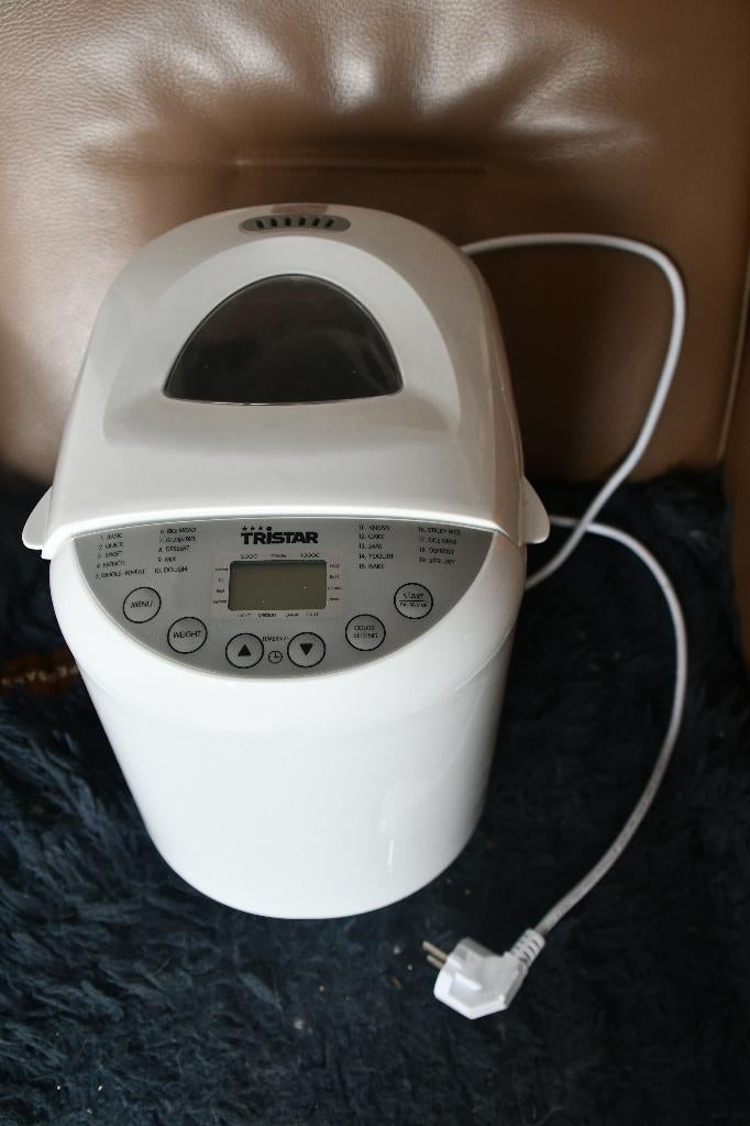 Broodbakmachine Tristar, Elektronische apparatuur, Kijkvenster, 800 tot 1200 gram deeg, Zo goed als nieuw, Ophalen
