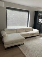 Lederen hoeksalon Calia Italia, Huis en Inrichting, Ophalen, Gebruikt, Leer, Modern design