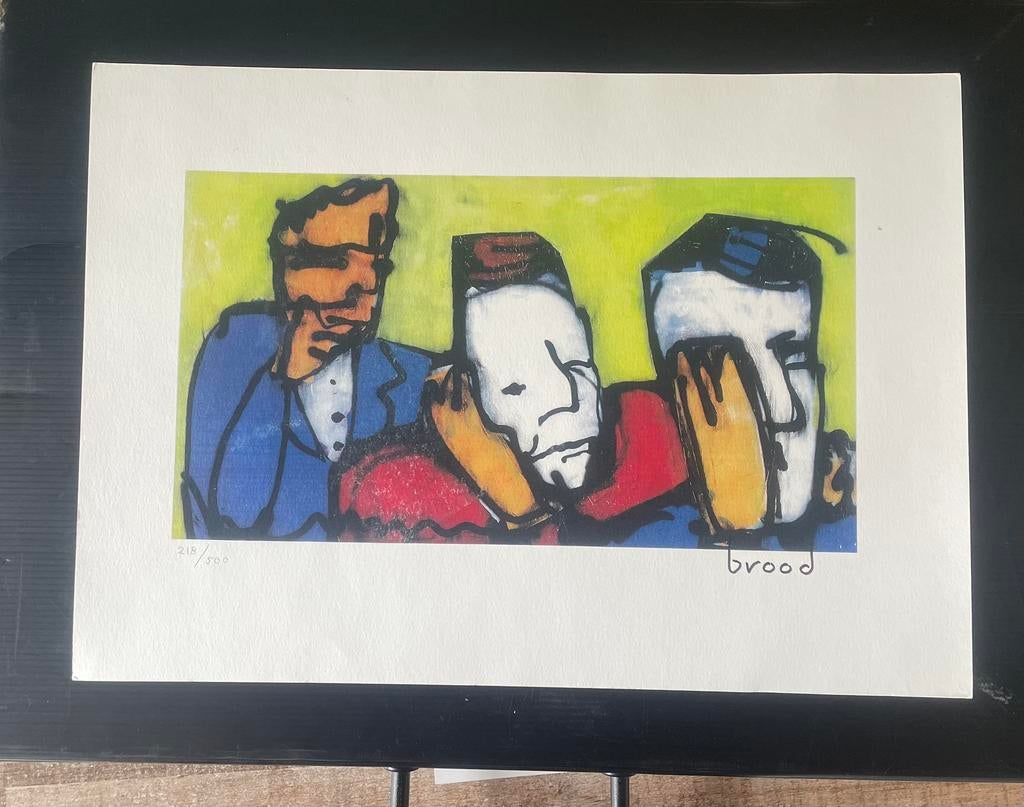 Herman Brood Zeefdruk, Antiek en Kunst, Kunst | Litho's en Zeefdrukken, Ophalen of Verzenden