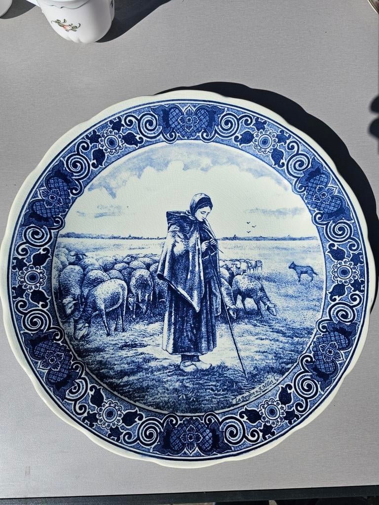 Delfts Blauw bord - Chemkefa, Antiquités & Art, Enlèvement