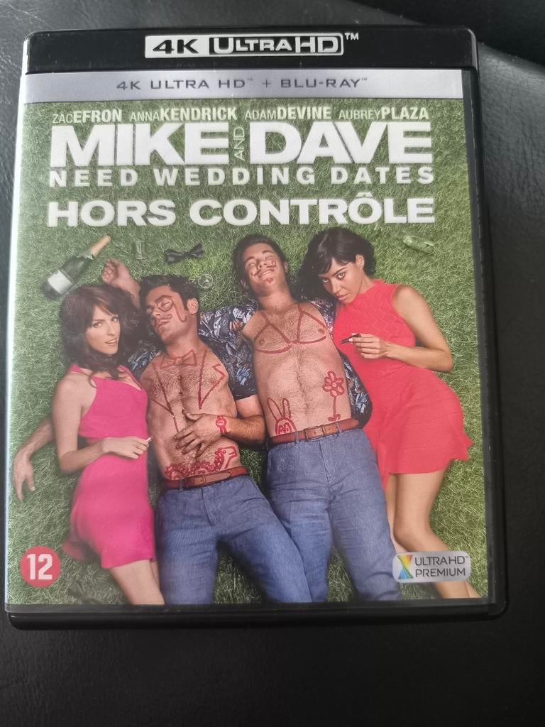 Mike and Dave need wedding dates, hors contrôle Blu ray + 4K, CD & DVD, Enlèvement ou Envoi, Utilisé