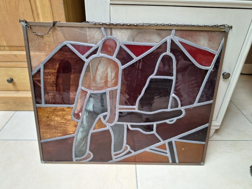 Gebrandschilderd raamwerk, Ophalen