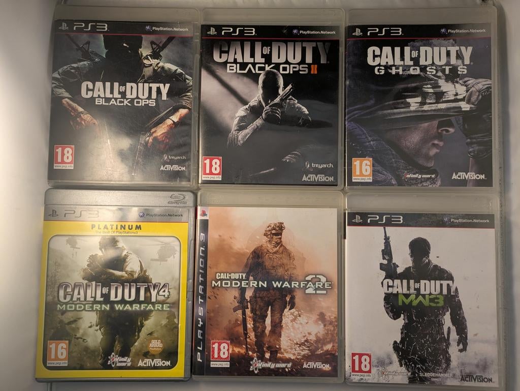 Call Of Duty PS3 Bundel, Consoles de jeu & Jeux vidéo, Enlèvement ou Envoi