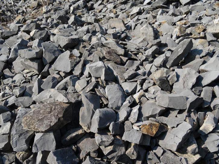 ⚠️ Moellons marbre noir, Jardin & Terrasse, Gravier, Rochers & Caillasse, Split, Gris, Marbre, Enlèvement