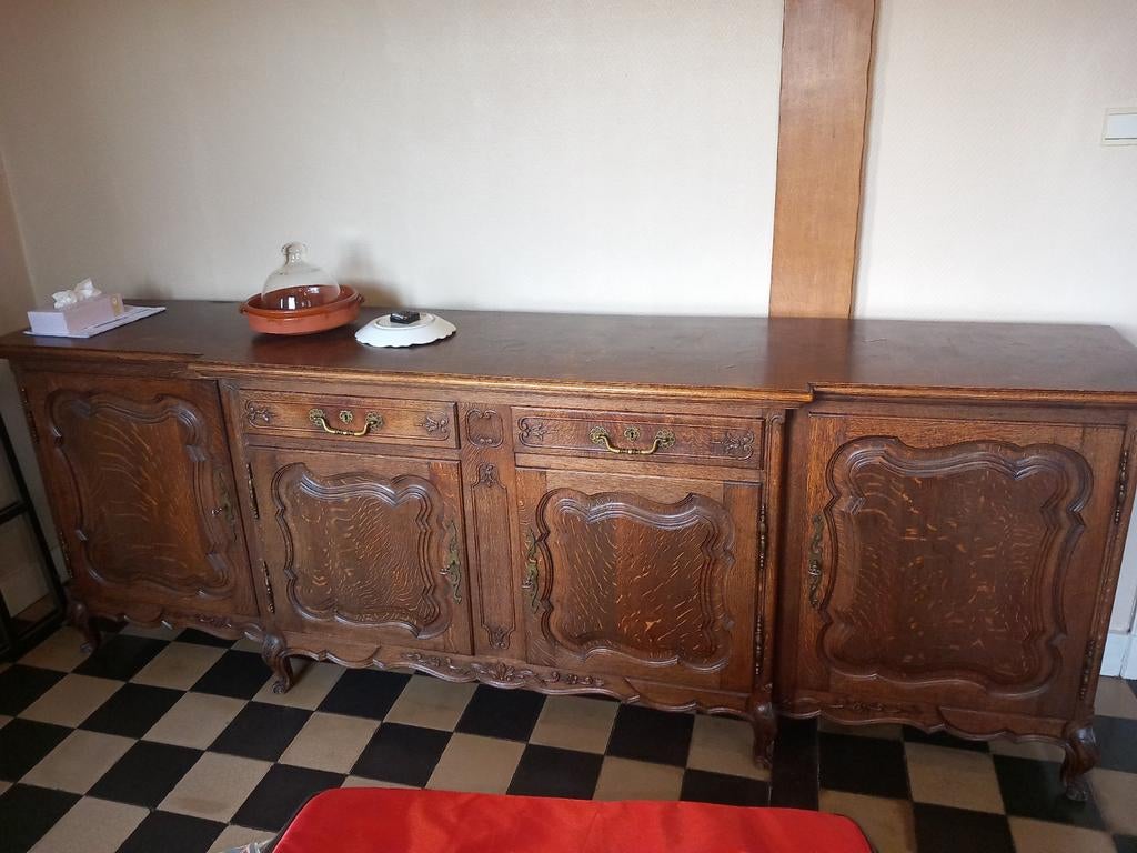 Grand buffet en bois massif, Maison & Meubles, Enlèvement