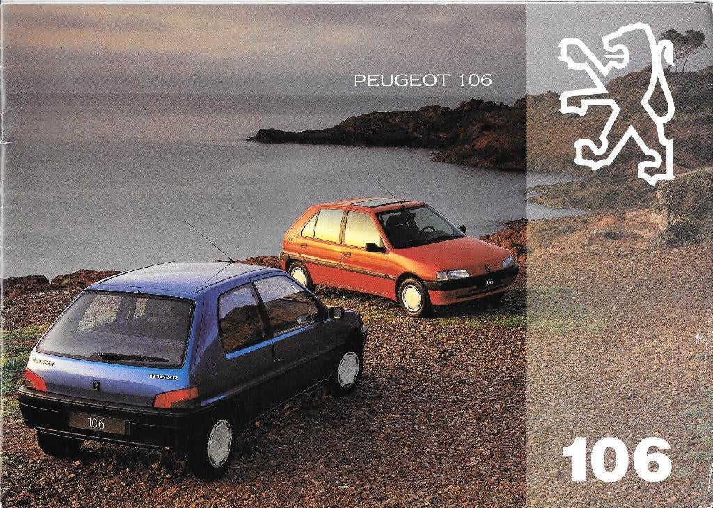 PEUGEOT 106, Livres, Autos | Brochures & Magazines, Enlèvement ou Envoi, Comme neuf, Peugeot