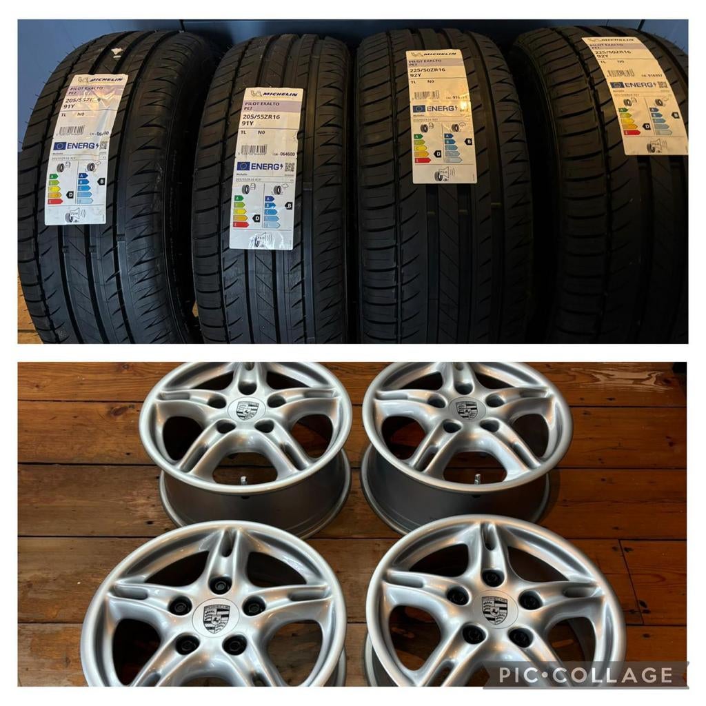 Jantes les plus larges d'origine Porsche et pneus Boxster 98, Autos : Pièces & Accessoires, Neuf, Pneus et Jantes, 16 pouces, Véhicule de tourisme