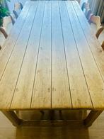 Eikehouten tafel + 6 stoelen, Ophalen, Gebruikt, Vijf personen of meer