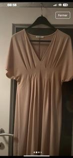 Robe douce élastique beige Lurex Biso’sProject, Enlèvement ou Envoi, Comme neuf, Beige