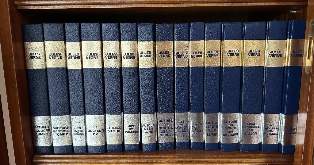 Collection Jules Verne 15 livres parfait état, Enlèvement, Utilisé, Jules Verne