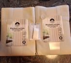 Verduisterende trendy bouclé gordijnen in verpakking!, 100 tot 150 cm, 200 cm of meer, Beige, Nieuw