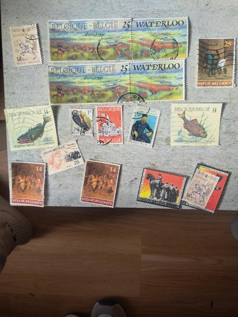 Timbre belge 1990, Ophalen