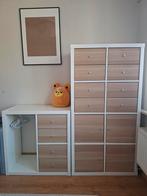 Kinderkleerkast ikea kallax (2-delig) wit berk, Ophalen