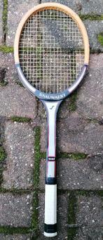Vintage houten tennis racket 'Snauwaert' in goede staat, Enlèvement ou Envoi