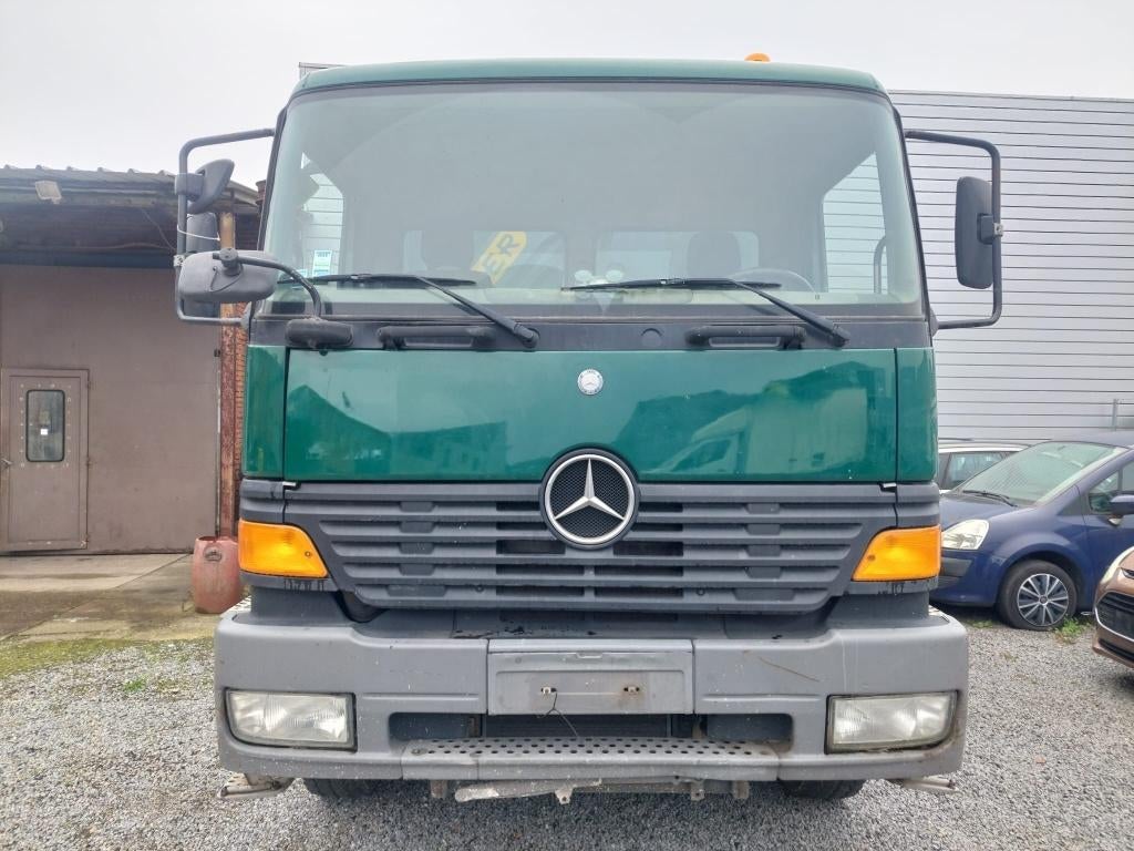 Mercedes Atego 1923K/7,1 4x4*2000* Kipper+Kraan+2x Container, Auto's, Euro 2, Stof, Mercedes-Benz, Bedrijf