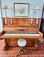 Prachtige Antieke Buffetpiano Rosenmeyer Berlin (ca. 1905), Muziek en Instrumenten, Ophalen, Gebruikt, Bruin, Piano