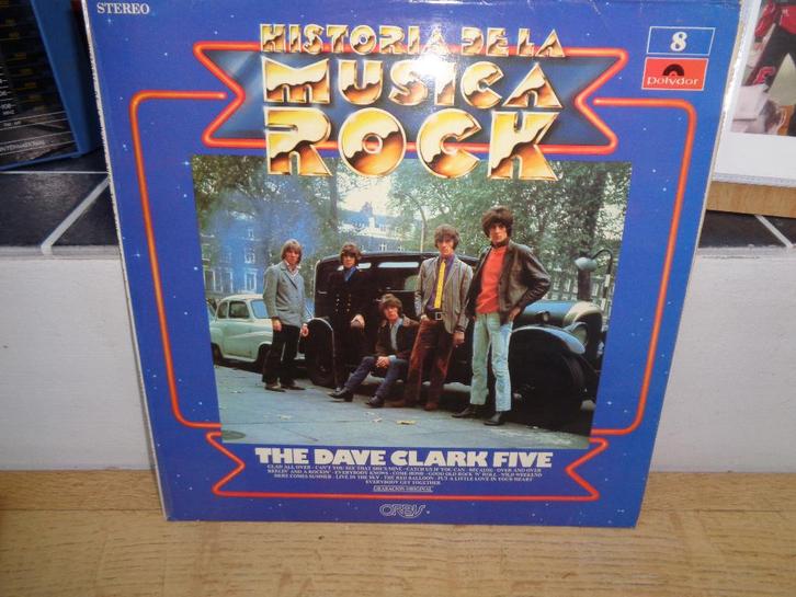 Dave Clark Five LP "Historia de la Musica Rock" [Spanje-81], CD & DVD, Vinyles | Pop, Utilisé, Envoi