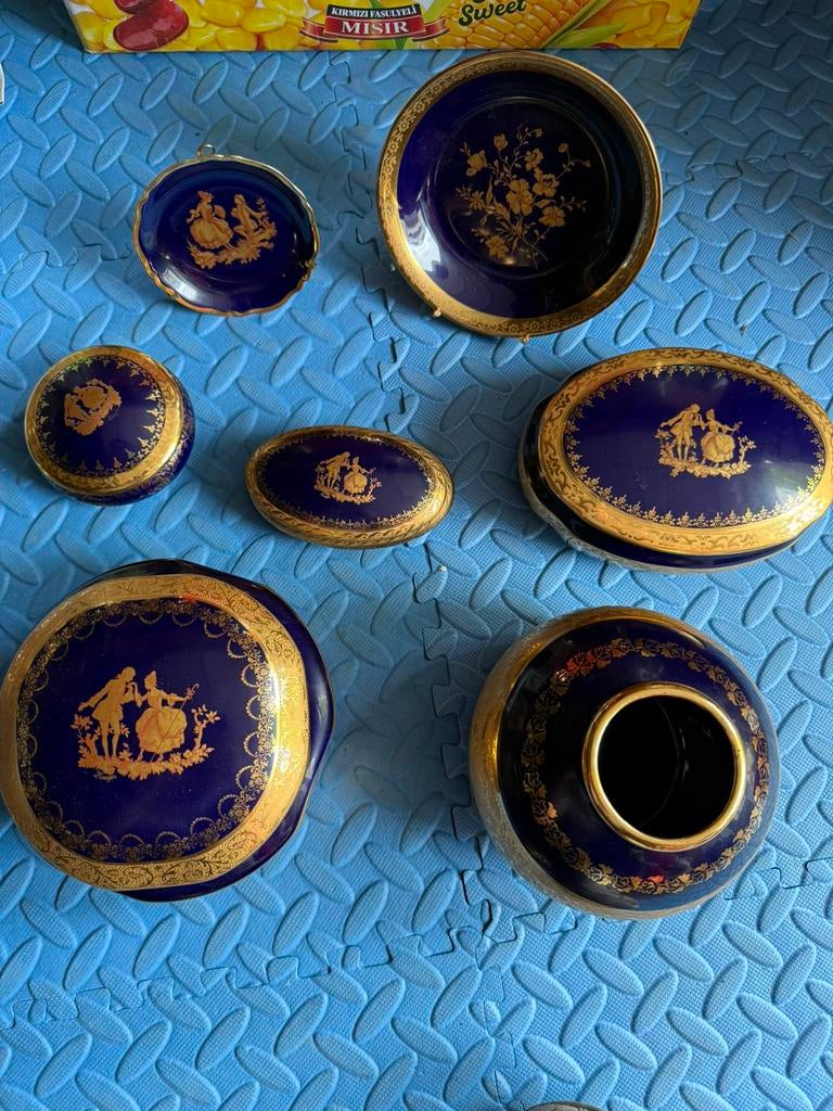 Limoges service verguld, Ophalen of Verzenden