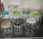 Lot 10 bocaux en verre couvercle en métal (6 lots dispo), Enlèvement, Utilisé, Verre, Récipient(s)