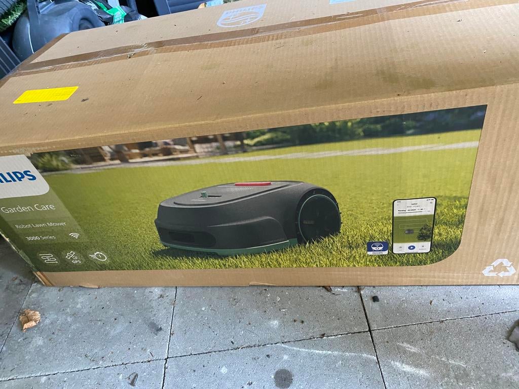 Grasrobot philips 3000 series - nieuw, Ophalen, Nieuw, Minder dan 20 cm, Bestuurbaar via app