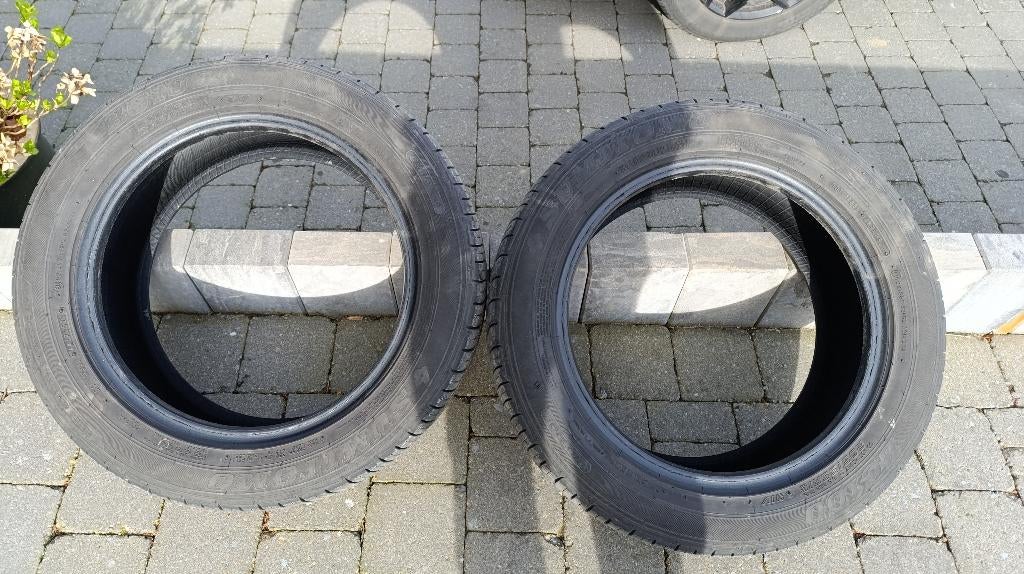 2 pneus été 205/55/16, Ophalen, Gebruikt, 16 inch, 205 mm