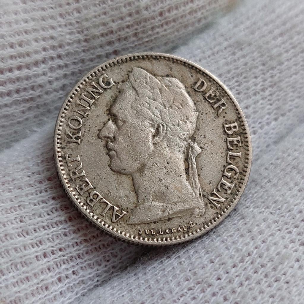 Munt / Belgisch Congo / 50 centiemen / 1926 VL, Ophalen of Verzenden, Losse munt
