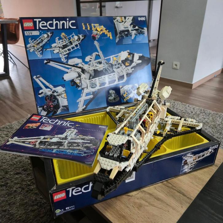 LEGO Technic 8480 Space Shuttle compleet, Kinderen en Baby's, Speelgoed | Duplo en Lego, Gebruikt, Lego, Complete set, Space, Ophalen of Verzenden