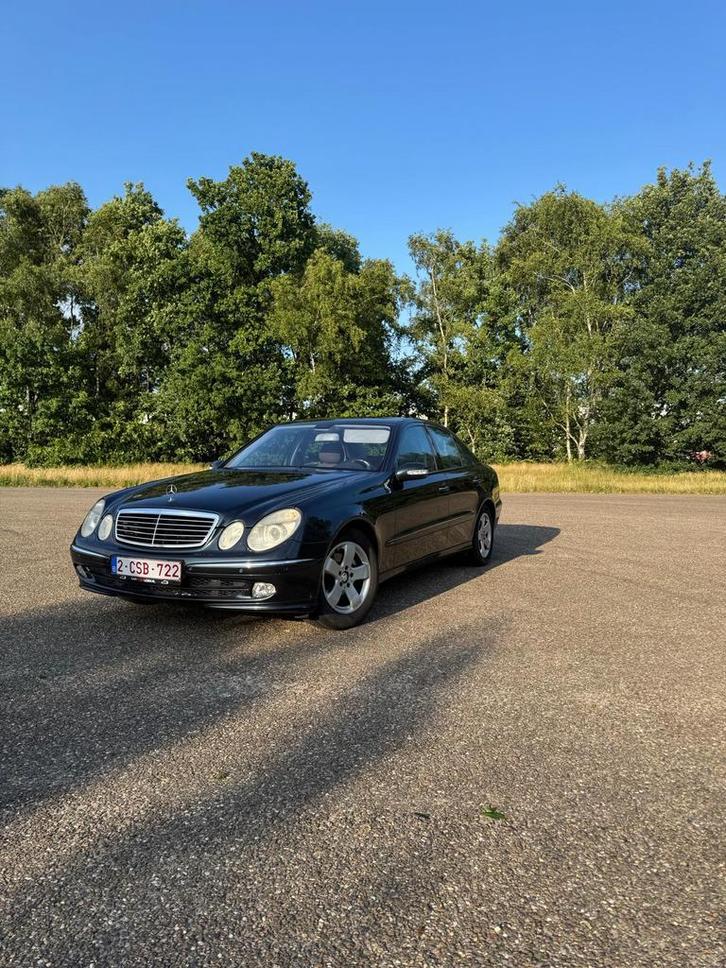 Mercedes-benz E200 CDI, Auto's, Mercedes-Benz, Particulier, Boordcomputer, Elektrisch, Automaat, Blauw, Ophalen