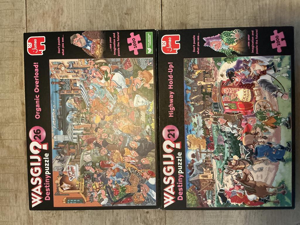 Wasgij Desteny puzzels 1000 stuks, Ophalen, Zo goed als nieuw