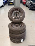 Winterbandenset op stalen velgen voor Peugeot 208, Ophalen, Gebruikt, 15 inch, -