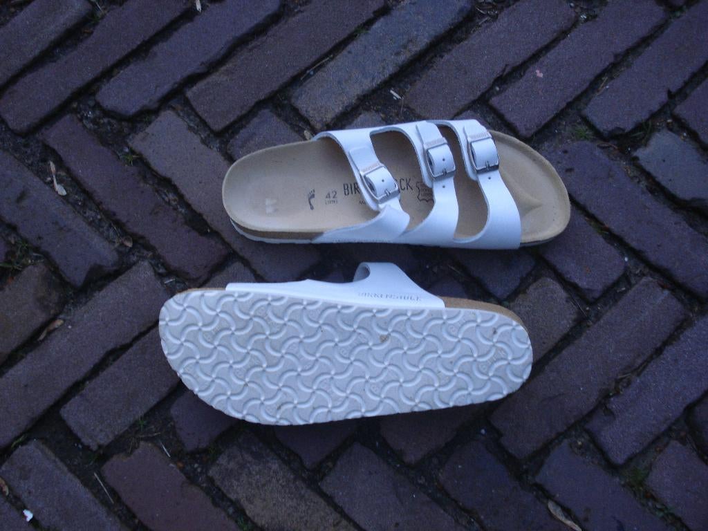 Birkenstock Florida wit nieuw 42 gratis verzending per post, Slippers, Verzenden, Wit, Nieuw