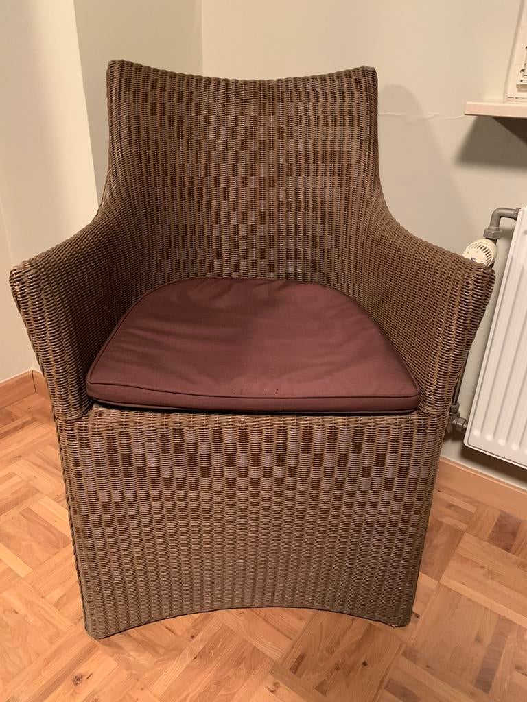 Stoel living, Brun, Enlèvement, Autres matériaux, Huiselijk