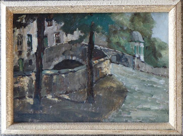 Nand Depondt: Brugje in Brugge (olieverf op doek), Antiek en Kunst, Kunst | Schilderijen | Klassiek, Ophalen
