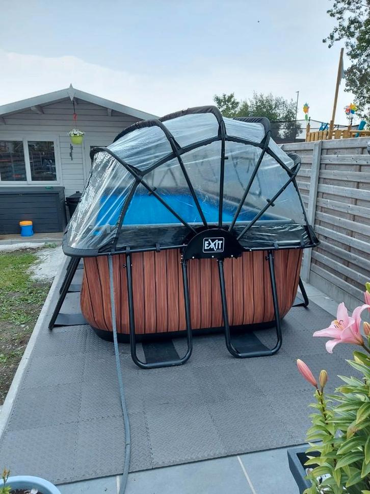 Zwembad, Tuin en Terras, Zwembaden, Gebruikt, Opzetzwembad, 80 tot 120 cm, 400 cm of meer, 200 tot 300 cm, Rechthoekig, Ophalen