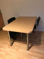 tafel, Huis en Inrichting, Tafels | Eettafels, Ophalen, 100 tot 150 cm, Teakhout, 50 tot 100 cm
