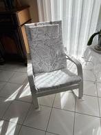 IKEA POANG schommelstoel in wit, Ophalen, Zo goed als nieuw, Stof