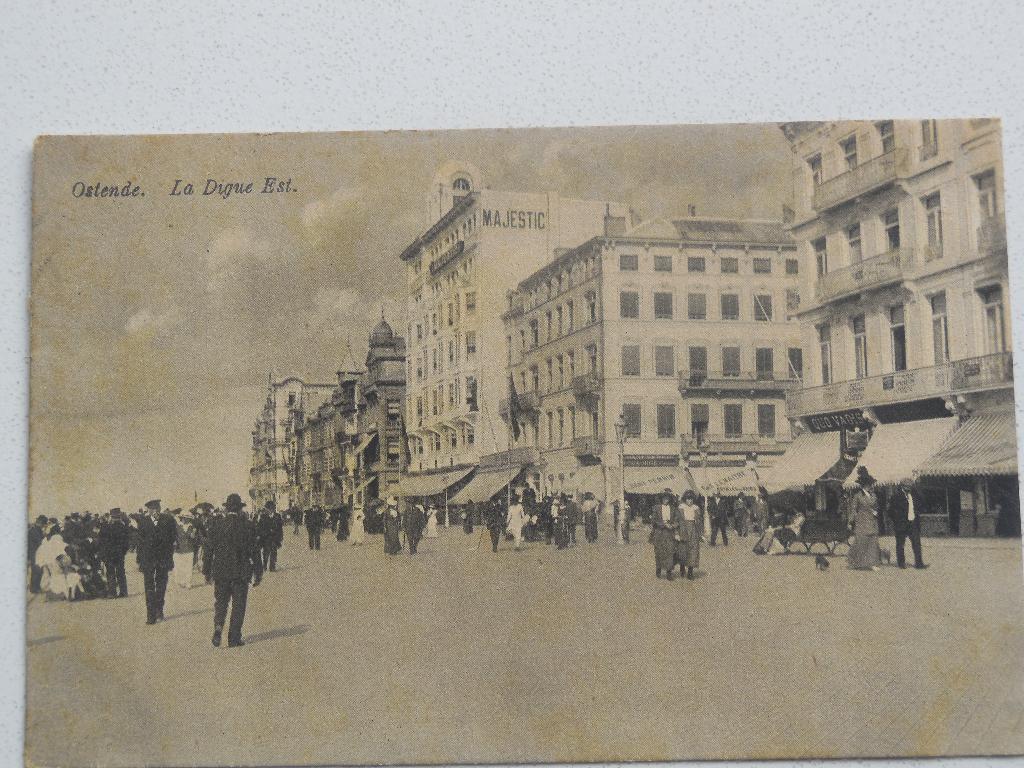 postkaart Oostende La Dique, Verzenden, Voor 1920, Gelopen, West-Vlaanderen