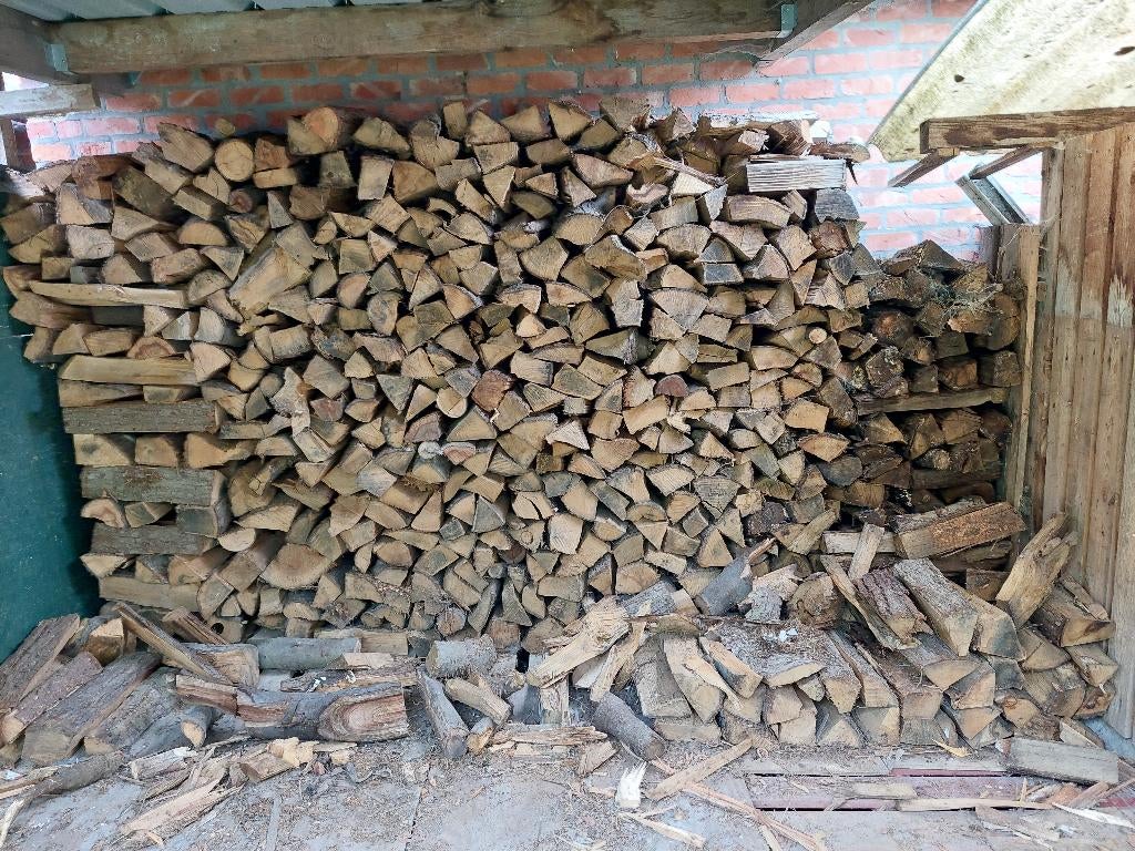 droog brandhout, Tuin en Terras, 6 m³ of meer, Ophalen, Overige houtsoorten, Blokken