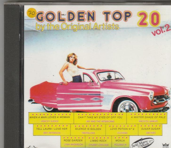 CD Golden TOP 20 vol 2 Original artists, CD & DVD, CD | Pop, Comme neuf, 1980 à 2000, Enlèvement ou Envoi