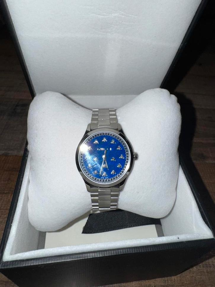 Gucci YA1265043 NIEUWSTAAT, Handtassen en Accessoires, Horloges | Dames, Zo goed als nieuw, Ophalen