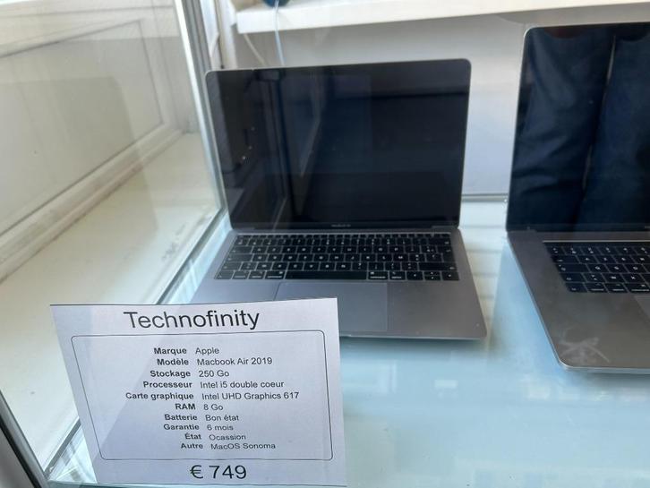 Macbook Air 2019 - 250Gb, Computers en Software, Apple Macbooks, Gebruikt, MacBook, 13 inch, Minder dan 2 Ghz, 256 GB, 8 GB, Azerty